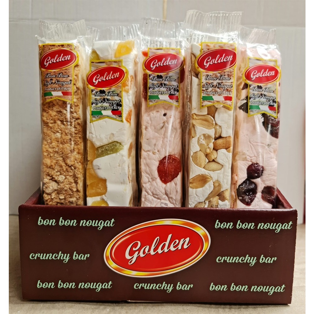 GOLDEN BONBON SOFT NOUGAT 100GX25 - Camelot Foods