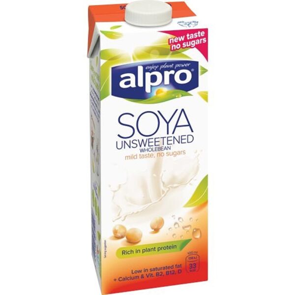 ALPRO SOYA UNSWEETENED (RED) - 1L