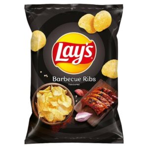LAYS BARBEQUE RIBS 21*130G (NSR-CASE)