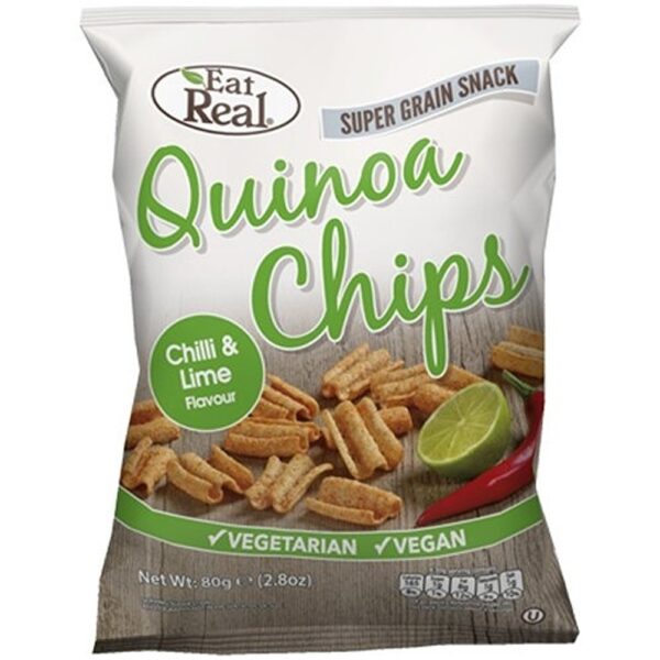 (SMALL BOX) EAT REAL QUINOA CHILLI & LIME 30g *18