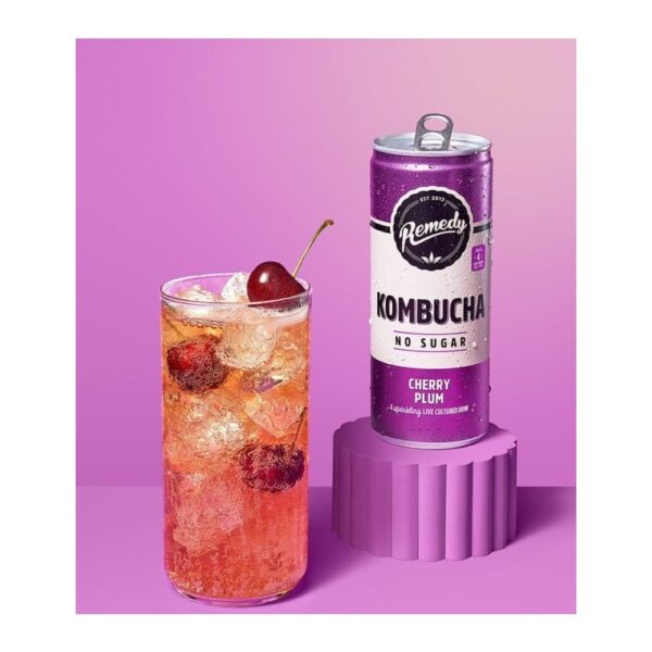 KOMBUCHA CHERRY PLUM - 250ML*12*
