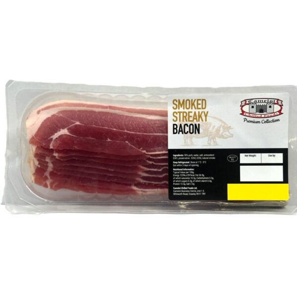 CAMELOT CAP STREAKY BACON - 200g*36