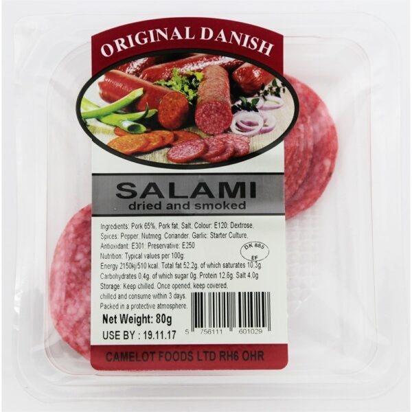 SLICE SALAMI - 80g*20