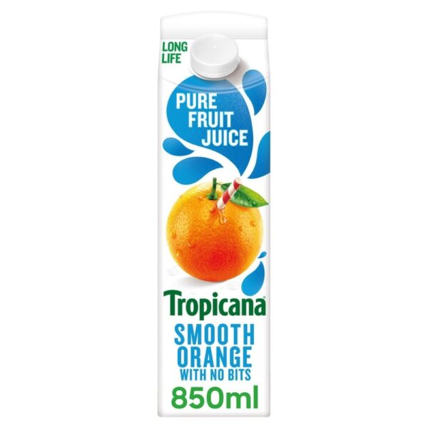 TROPICANA LONG LIFE SMOOTH ORANGE JUCE PMP?2.95 - 850ML*6