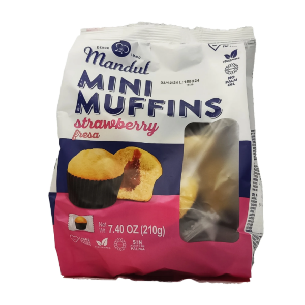 MANDUL MINI MUFFIN STRAWBERRY - 200G*10