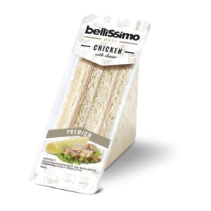 PREMIUM CHICKEN AND CHEESE SANDWICH 140G*12 (FP)