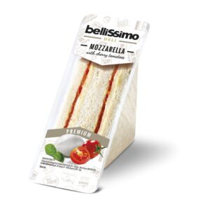 PREMIUM MOZZARELLA AND CHERRY TOMATOES SANDWICH 140G*12 (FP)