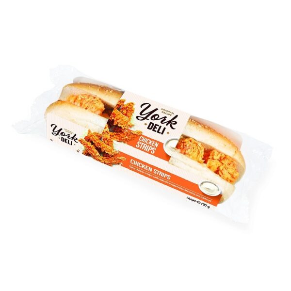 YORK DELI CHICKEN STRIP'S BAGUETTE - 190g*12