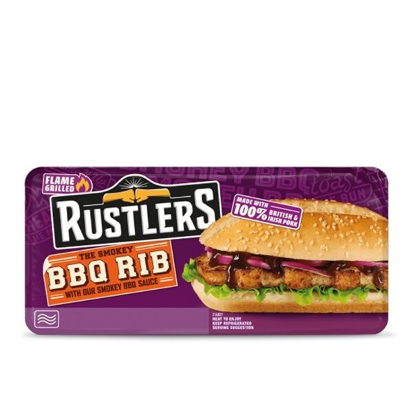 RUSTLERS SINGLE RIB BURGER*4 (FP)