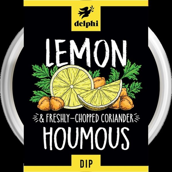 DELPHI HOUMOUS LEMON AND CORRIANDER - 170g*6