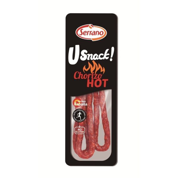 SERRANO U SNACK CHORIZO HOT (SPICY) - 60g*15