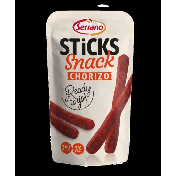 SERRANO STICK SNACK CHORIZO HOT - 50G*