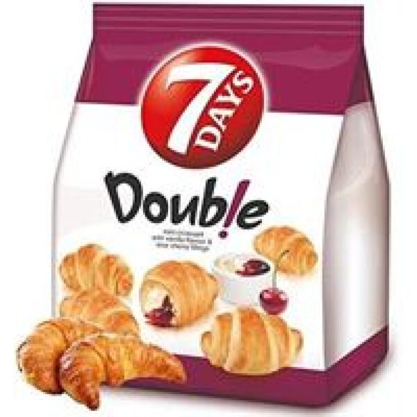 7 DAYS - DOUBLE with vanilla + cherry - 185g*8(WHOLE CASE) (NSR)