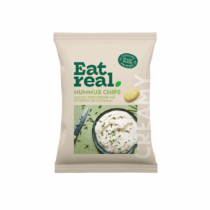 (LARGE BOX) EAT REAL HUMMUS SOUR CREAM & CHIVE 10x110G*10