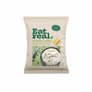 (LARGE BOX) EAT REAL QUINOA SOUR CREAM & CHIVES 10*90G*10