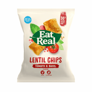 (LARGE BOX) EAT REAL LENTIL TOMATO & BASIL 10x110g*10