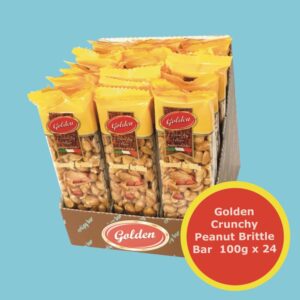GOLDEN CRUNCHY PEANUT BRITTLE 100GX24 (187)*24