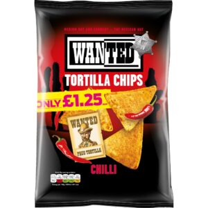 WANTED TORTILLA CHIPS - CHILLI - 125g*12