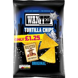 WANTED TORTILLA CHIPS - SALT - 125g*12