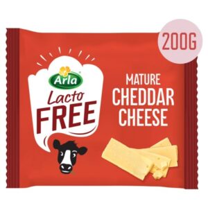 ARLA LACTOFREE MATURE CHEDDAR CHEESE - 12*200G
