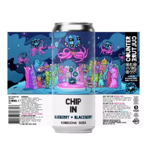 COUNTER CULTURE Blueberry + Blackberry CHIP IN 330ML * 12 (NSR-CASE)