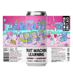 COUNTER CULTURE Raspberry + Elderflower FRUIT MACHINE LEARNING 330ML * 12 (NSR-CASE)