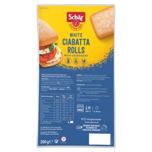 Schar Every Day Gluten-free Soft Rolls - White Ciabatta - 200g*6 (FP)