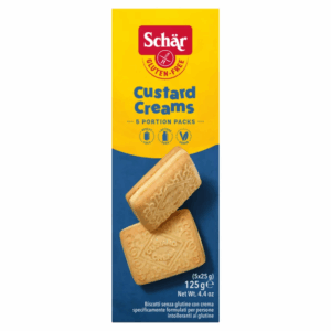 Schar Gluten Free Custard Creams - 125Gx6 (FP)