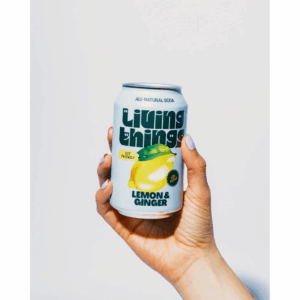 Living Things - Lemon & Ginger Soda - 330ml*12 (NSR-CASE)