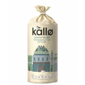 Kallo Lightly Salted Wholegrain Rice Cakes - 130G*6 (NSR-CASE)