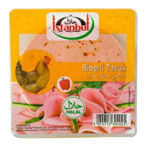 ISTANBUL SLICED CHICKEN SALAM WITH PEPPER - 200g*12 (FP)