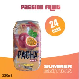 PACHA SPARKLING PASSION FRUIT (CANS) - 330ml *24