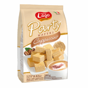 PARTY WAFERS BAG CAPPUCCINO - 250g*10