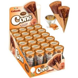 Messori Cono Snack Cornet with Caramel Cream - 24*25G (NSR - CASE)