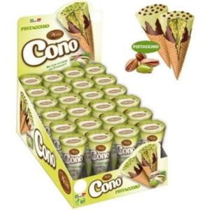 Messori Cono Snack Cornet with Pistachio Cream - 24*22G (NSR - CASE)