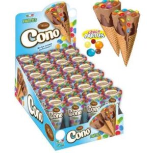 Messori Cono Snack Party Cornet with Chocolate - 24*25G (NSR - CASE)