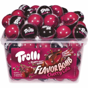 Trolli Tubs - Cherry Cola Minis Tub - 60 pieces per box (NSR-CASE)