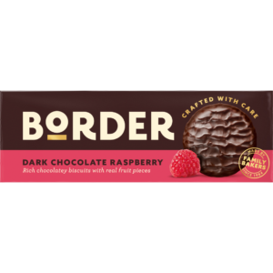 (OFFER 15% OFF) Border Dark Chocolate Raspberry - 150g*14 (NSR-CASE)