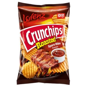 LORENZ CRUNCHIPS ROASTED SPARE RIB - 120G X 12