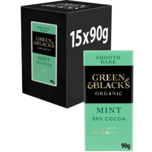 Green & Blacks Org Smooth Mint 90g*15 (NSR-CASE)