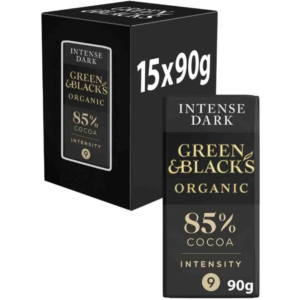 Green & Blacks Dark Choc 85% FT 90g*15 (NSR-CASE)