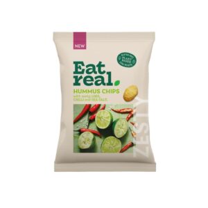 (LARGE BOX) EAT REAL HUMMUS CHIPS CHILLI LIME AND SEA SALT  110G*10 (NSR-CASE)(DD PROMOTION)