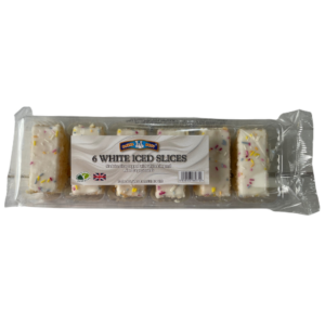Baker Boys 6 White Iced Slices - *24