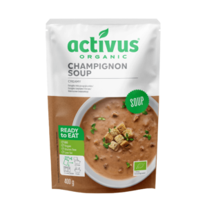 ACTIVUS ORGANIC CHAMPIGNON (MUSHROOM) SOUP CREAMY - 400G*9 (FP)