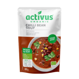ACTIVUS ORGANIC VEGAN CHILLI BEANS SOUP  - 400G*9(FP)