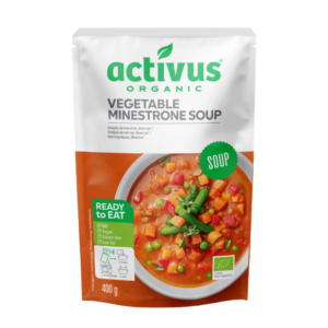 ACTIVUS ORGANIC MINESTRONE SOUP CREAMY - 400G*9 (FP)