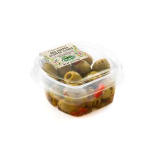 FICACCI POTS - RED PEPPER STUFFED OLIVES - 150G*12