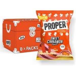 PROPER CORN SWEET CINNAMON POPCORN - 90G*8