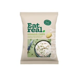 (LARGE BOX) EAT REAL HUMMUS SOUR CREAM & CHIVE 10x110G*10 (NSR-CASE)(DD PROMOTION)