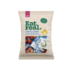 (LARGE BOX) EAT REAL LENTIL CHIPS GREEK CHEESE TOMATO & HERB- 95G*10 (NSR-CASE)(DD PROMOTION)